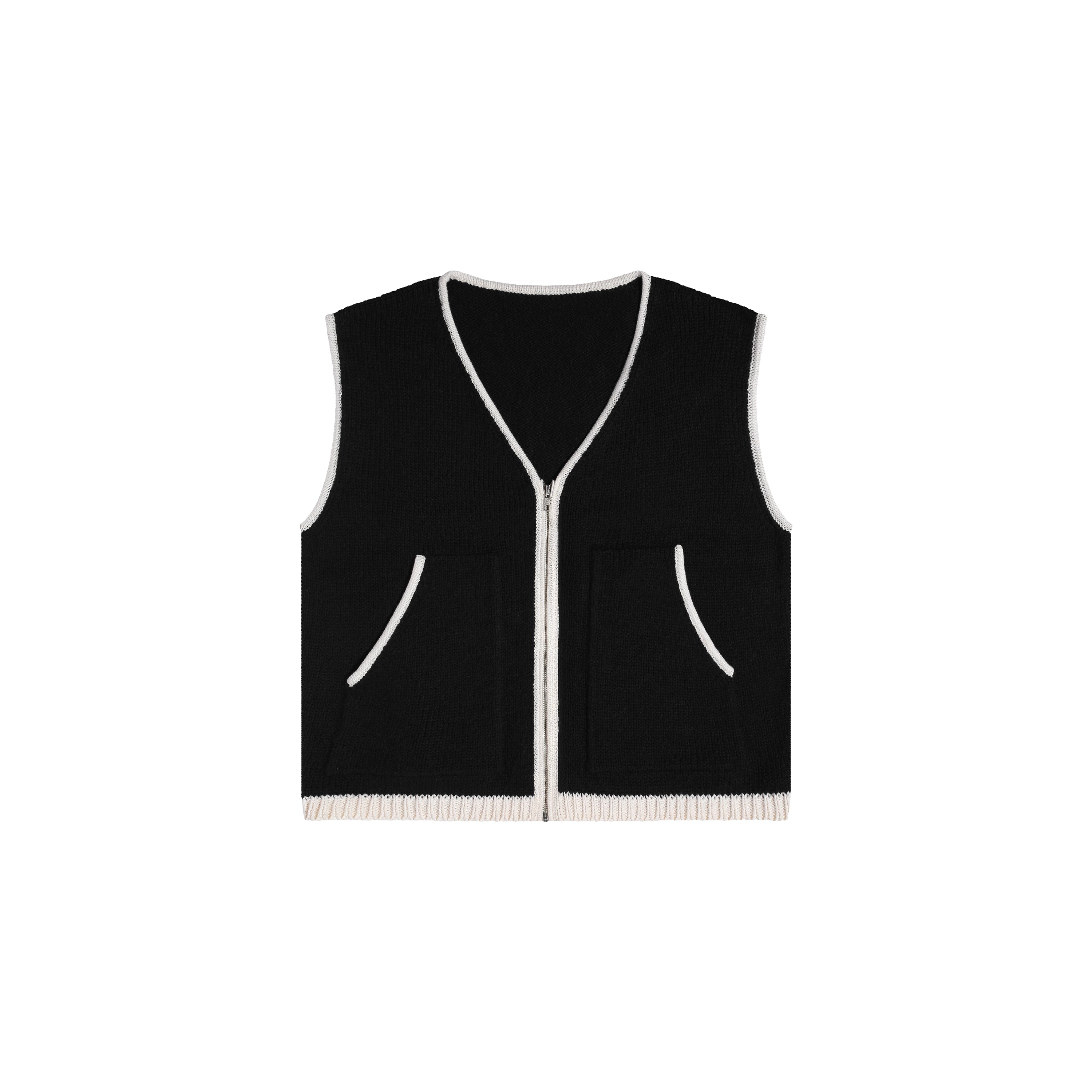 Margo Knit Vest (Black) Reuben Oliver