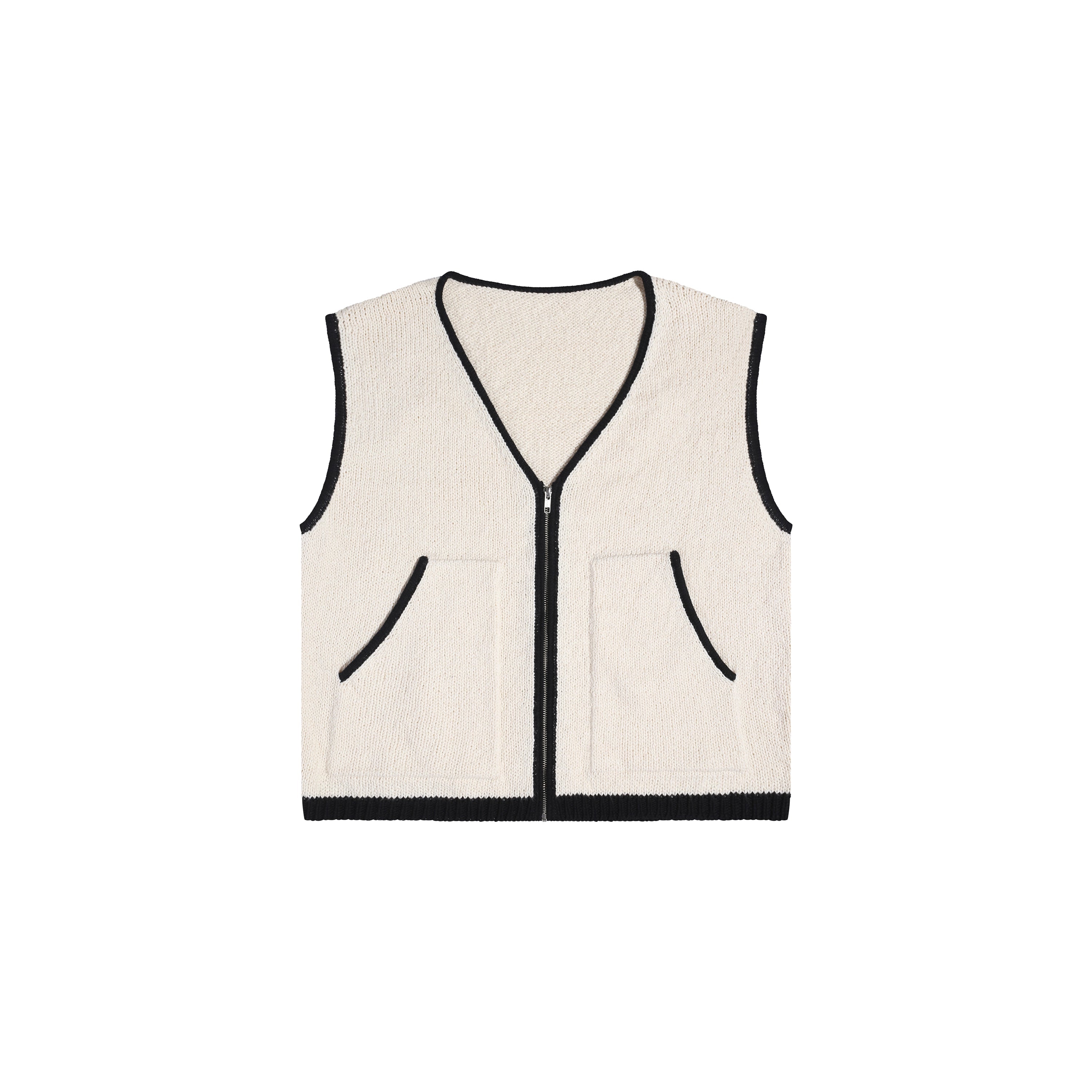 Margo Knit Vest (Off-White) Reuben Oliver