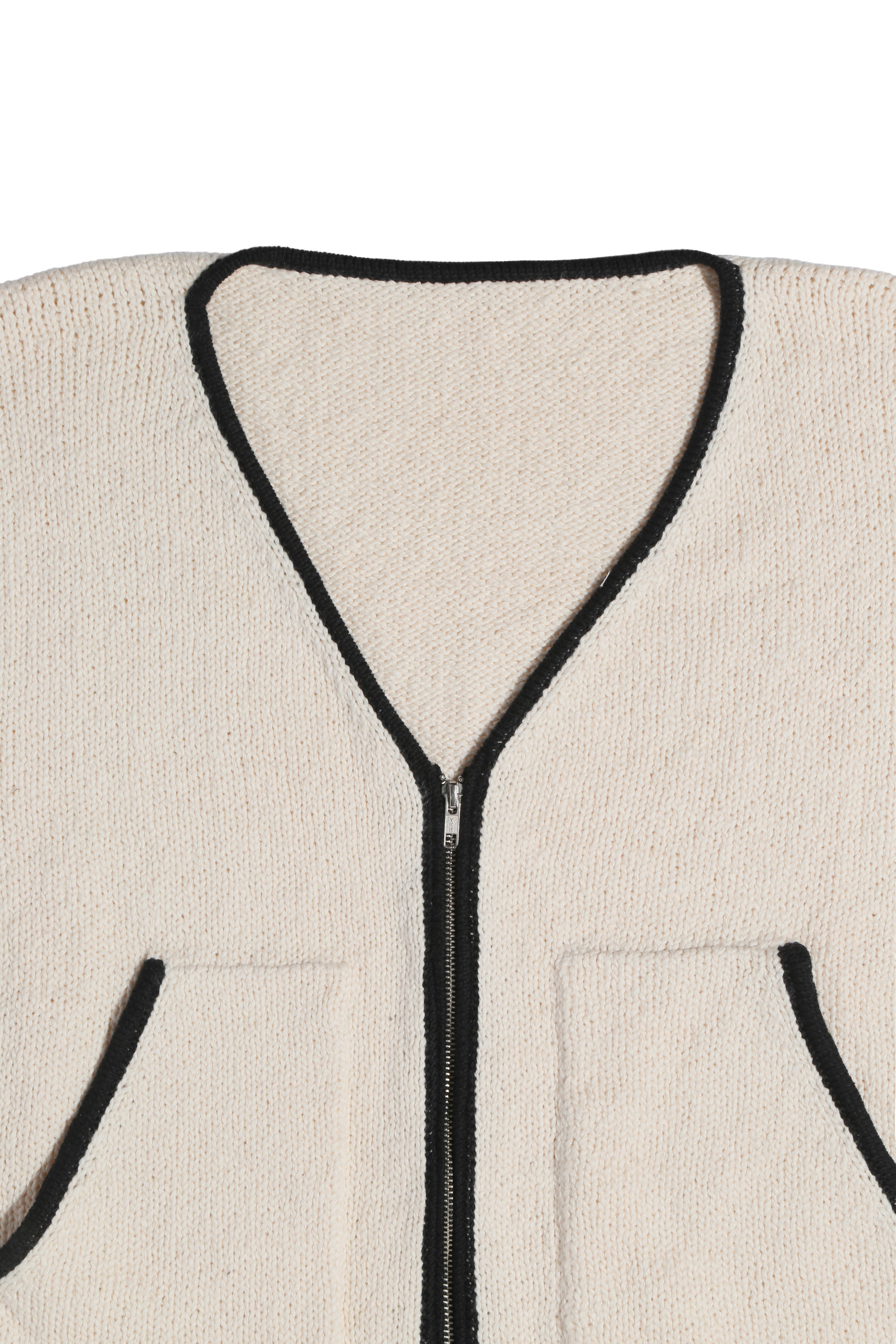 Margo Knit Vest (Off-White) Reuben Oliver