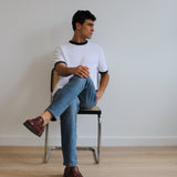 Short Sleeve Knit Baseball T-Shirt Reuben Oliver