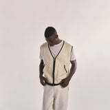 Margo Knit Vest (Off-White) Reuben Oliver