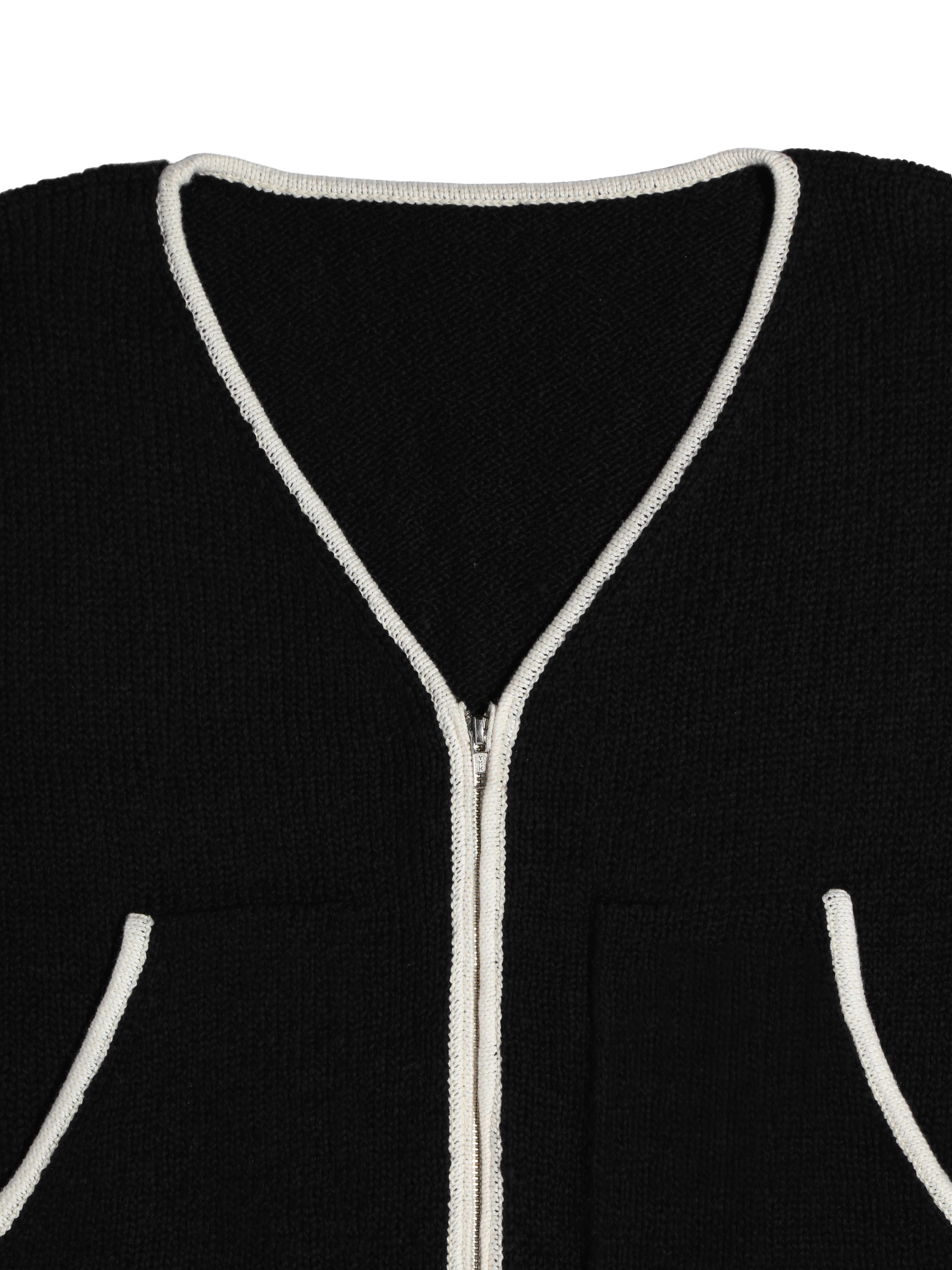 Margo Knit Vest (Black) Reuben Oliver