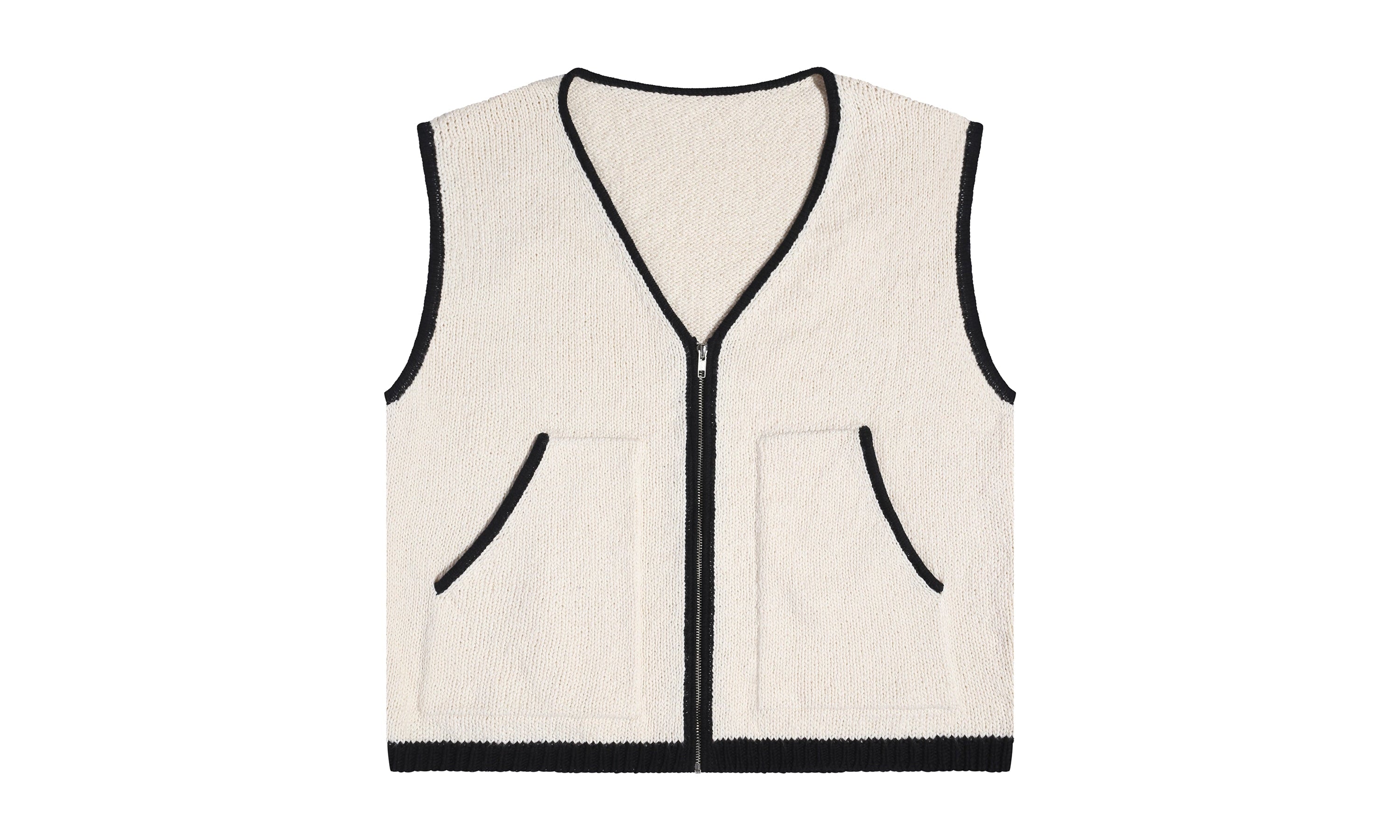 Margo Knit Vest (Off-White) Reuben Oliver