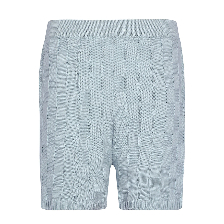 Checkered Light Blue Shorts Reuben Oliver