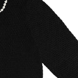 The Edith L/S Knit Polo (Black) Reuben Oliver
