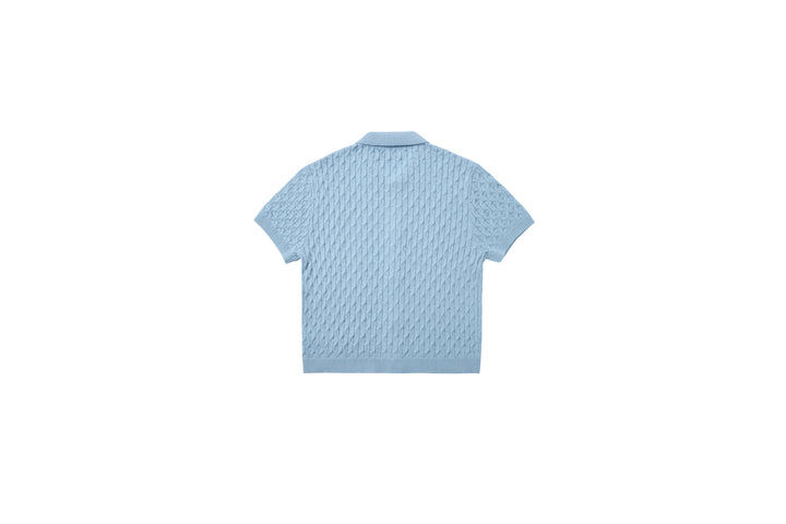 Short Sleeve Knit Button Down Reuben Oliver