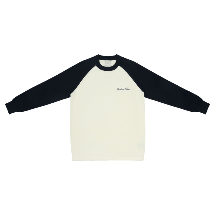 Long Sleeve Knit Baseball T-shirt