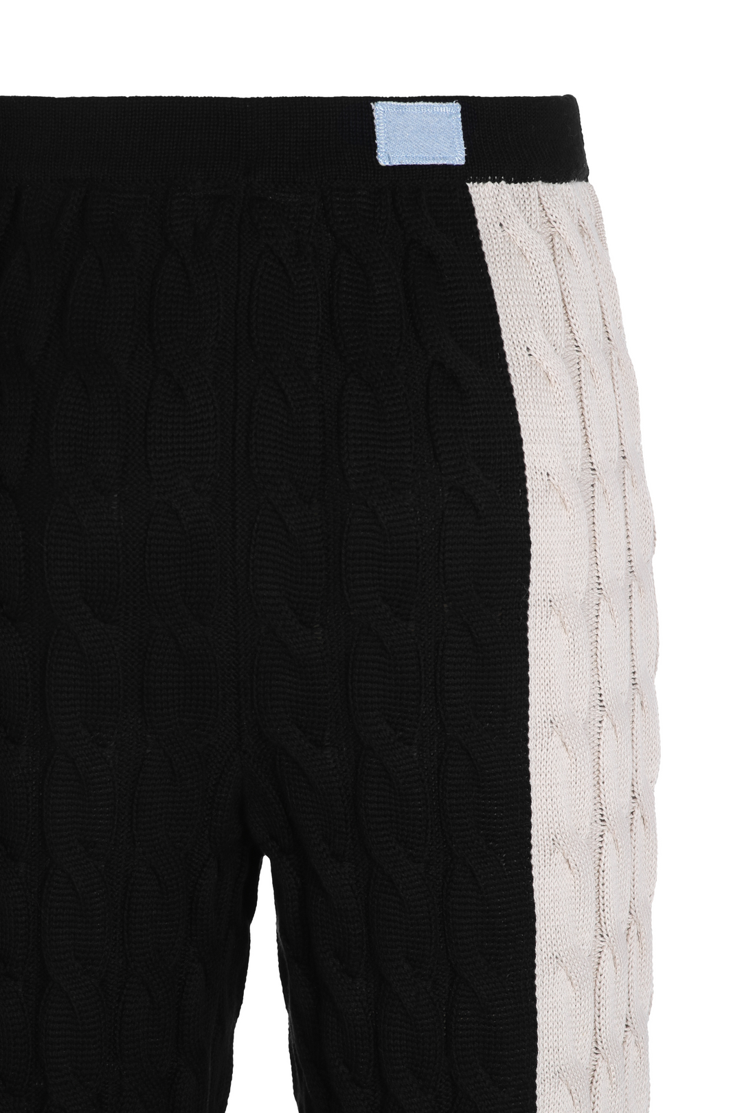 The Two-Toned Cable Knit Pants Reuben Oliver