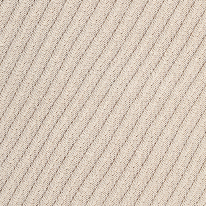 Long Sleeve Tennis Collar - Sand