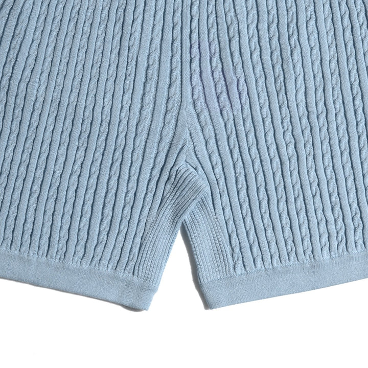 Pima Cable-Knit Shorts Reuben Oliver