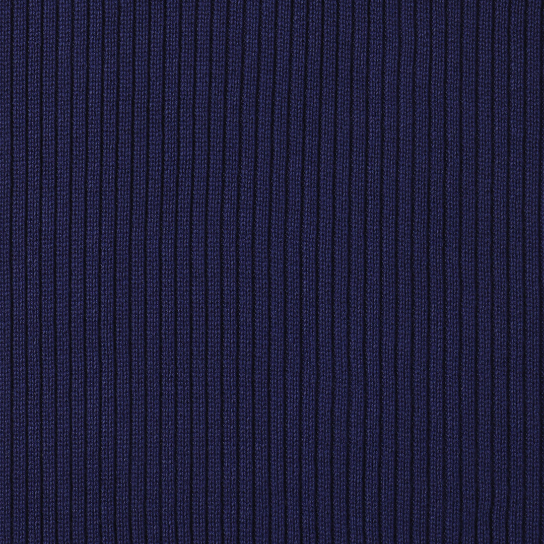 Ribbed Knit Pants - Navy